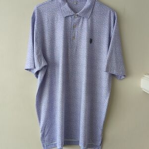 Peter Miller Summer Comfort Polo Men's Large Performance Short Sleeve Shirt Golf